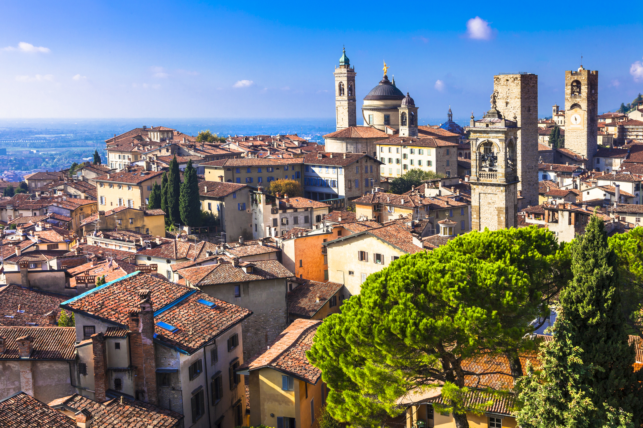 Bergamo och Palazzolo sullOglio